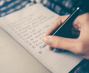 Notebook checklist